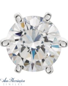 Platinum Round 6-Prong Tall Peg Head, C21P