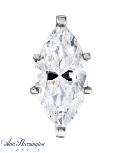 Platinum Marquise 6-Prong Peg Head, C37