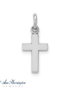 14k White or Yellow Gold 11.5x18.5 mm Cross Pendant, 2117