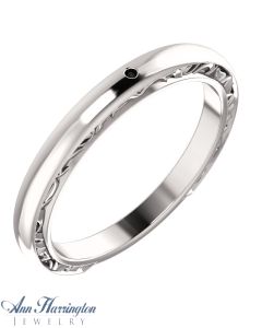 14k White, Yellow, Rose Gold or Platinum Filigree Design Shank