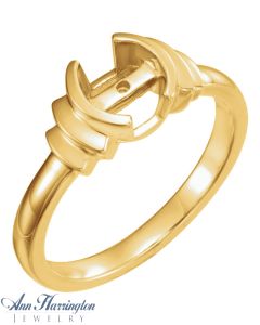 14k Yellow or White Gold Ring Mounting