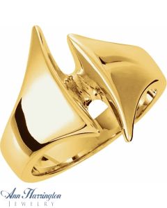 14k Yellow or White Gold Ring Mounting