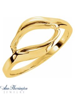 14k Yellow or White Gold Ring Mounting