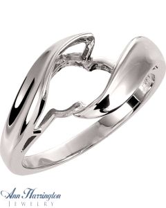 14k White or Yellow Gold Ring Mounting