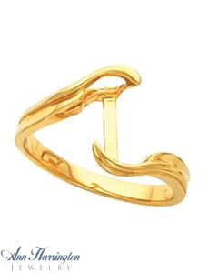 14k Yellow or White Gold Ring Mounting