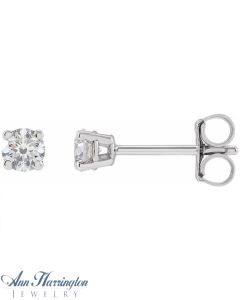 14k White or Yellow Gold 1/4 ct tw Diamond Stud Earrings