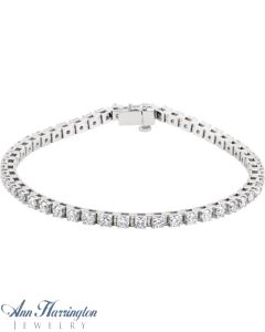 14k White or Yellow Gold 3 1/2 ct tw Diamond Tennis Bracelet