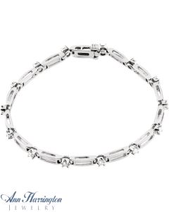 14k White or Yellow Gold 3/4 ct tw Diamond Tennis Bracelet