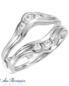 14k White or Yellow Gold 1/4 ct tw Diamond Ring Guard, F1611