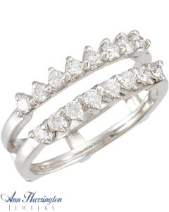 14k White or Yellow Gold 1/2 ct tw Diamond Ring Guard, F1613