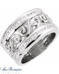 Platinum 1 ct tw Diamond Anniversary Band