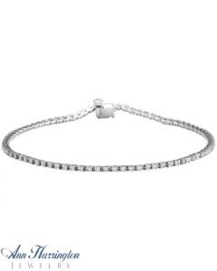 14k White, Yellow or Rose Gold 1 ct tw Diamond Tennis Bracelet