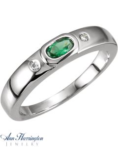 14k White or Yellow Gold 5x3 mm Oval Ring Setting