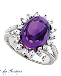 Platinum 12x10 Oval Ring Setting