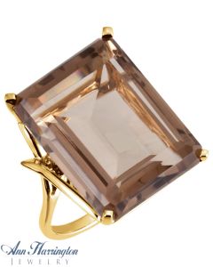 14k Yellow or White Gold 20x15 mm Emerald Ring Setting, G153