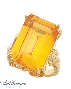 14k Yellow or White Gold 5x3, 6x4, 7x5, 8x6, 9x7, 10x8, 12x10 , 14x10, 14x12,  16x12, 18x13 and 20x15 mm Emerald Ring Setting