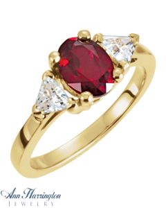 14k Yellow or White Gold 8x6 mm Oval Ring Setting