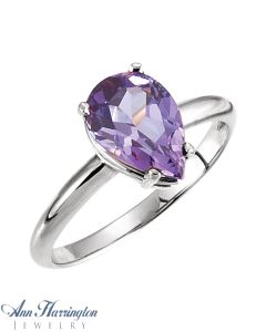14k White or Yellow Gold 5x3, 6x4, 7x5, 8x5, 9x6, 10x7 and 12x8 mm Pear Shape Ring Setting