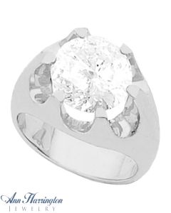 Sterling Silver 11.9 mm Round Men's Solid Belcher Ring Setting