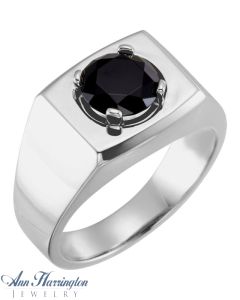 14k White, Yellow or 2-Tone Yellow Gold 4.1, 5.2, 5.8 and 6.5 mm Men's Ring Setting, J240