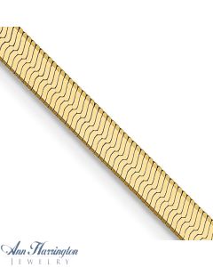 14k Yellow Gold 3 mm Silky Herringbone Chain