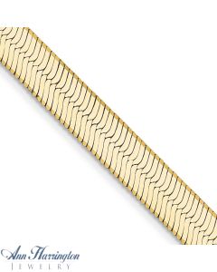 14k Yellow Gold 5.5 mm Silky Herringbone Chain