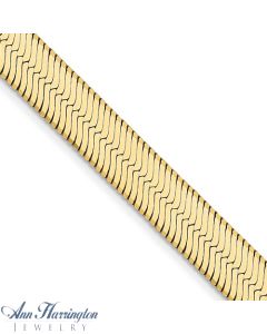 14k Yellow Gold 6.5 mm Silky Herringbone Chain
