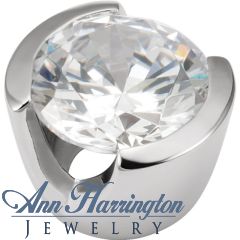 14k White or Yellow Gold Semi Bezel Head, B1001